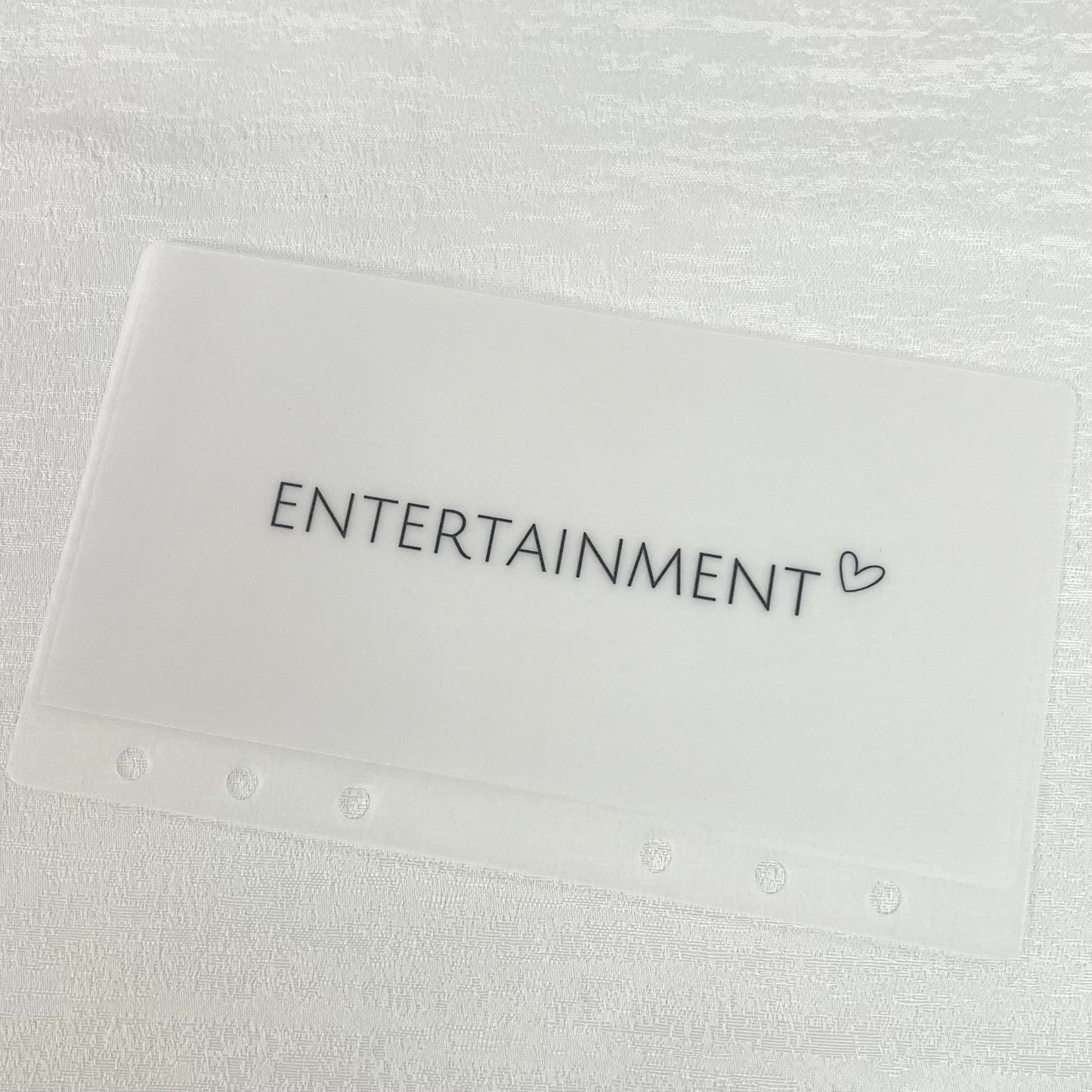 🌟各項Budget活頁封套一個(心心款)