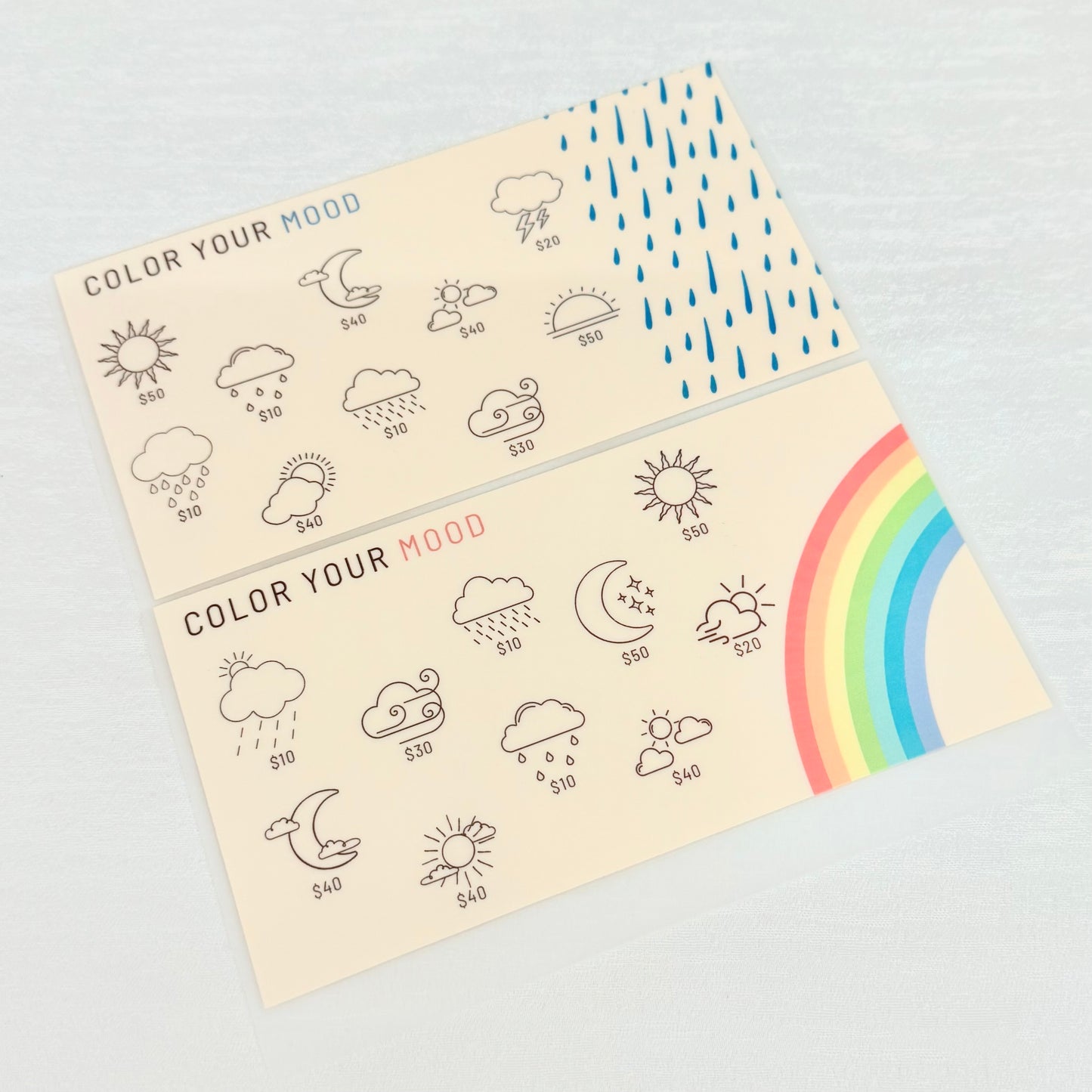 Weather Saving Challenge活頁封套